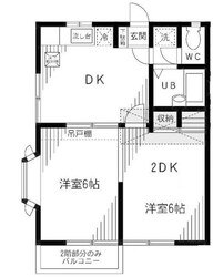 メゾンヒルズの物件間取画像